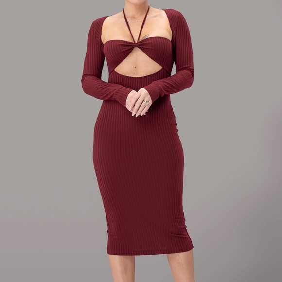 By Egreis Dresses & Skirts - By Egreis Kathy Dress (Burgundy)